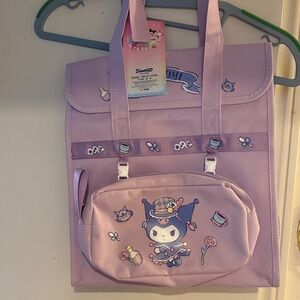 Sanrio Kuromi Pastel Purple Tote Bag